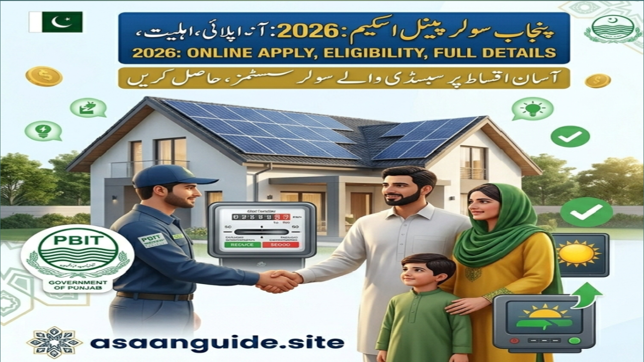 Punjab Solar Panel Scheme 2026 Online Apply