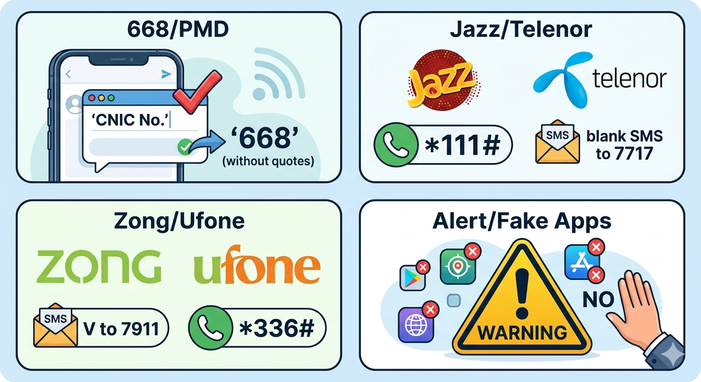 Sim Owner Name Check Online Verification Codes Pakistan