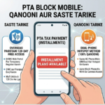 PTA block mobile phone registration on DIRBS portal website for overseas Pakistanis step-by-step guide.