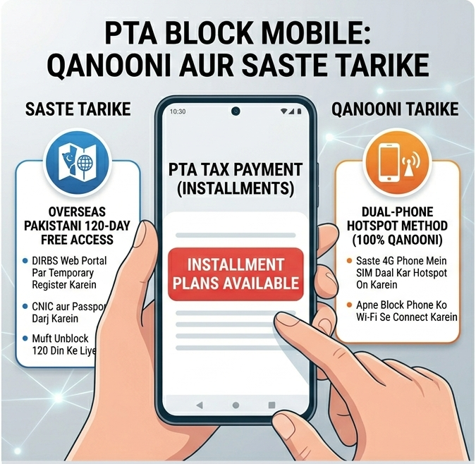 PTA block mobile phone registration on DIRBS portal website for overseas Pakistanis step-by-step guide.