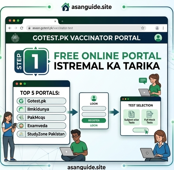 Sindh Vaccinator Test Preparation Free Online Portals List
